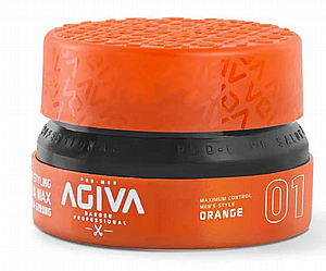 ווקס לשיער Agiva Aqua Wax Strong Orange 01 155 mL אגיבה ווקס לשיער Agiva Aqua Wax Strong Orange 01 155 mL אגיבה