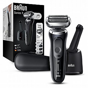 מכונת גילוח בראון סדרה 7 עם מתקן שטיפה Braun 7085CC מכונת גילוח בראון סדרה 7 עם מתקן שטיפה Braun 7085CC