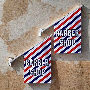 ãâì áøáø ùåô âãåì ì÷éø Barber Shop Flag ãâì áøáø ùåô âãåì ì÷éø Barber Shop Flag