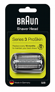 סכין ורשת למכונת גילוח סדרה 3 של בראון Braun 32B סכין ורשת למכונת גילוח סדרה 3 של בראון Braun 32B