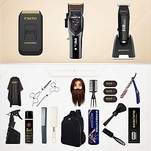 סט אקדמיה מקצועי לברבר BarberPRO 5555 סט אקדמיה מקצועי לברבר BarberPRO 5555