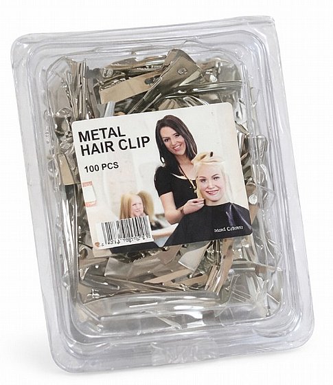 *������/����� �����* ����� �� 100 ������� ���� ����� 4.5 �"� Metal Hair Clip