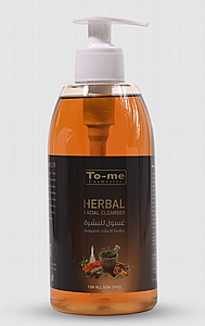 תכשיר ניקוי פנים צמחי To-Me Herbal Facial Cleanser תכשיר ניקוי פנים צמחי To-Me Herbal Facial Cleanser
