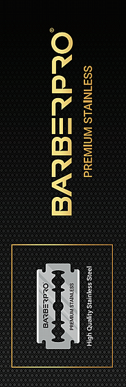 100 ����� ����� ������� BarberPRO Premium Stainless