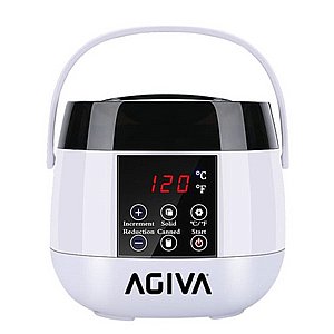 מחמם שעווה דיגיטלי מקצועי AGIVA WaxPro 360 - לבן מחמם שעווה דיגיטלי מקצועי AGIVA WaxPro 360 - לבן