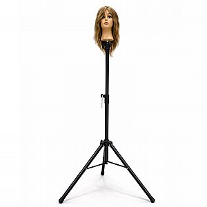 ����� ���� ���� Tripod for Mannequin Head - BarberPro C102 - Silver