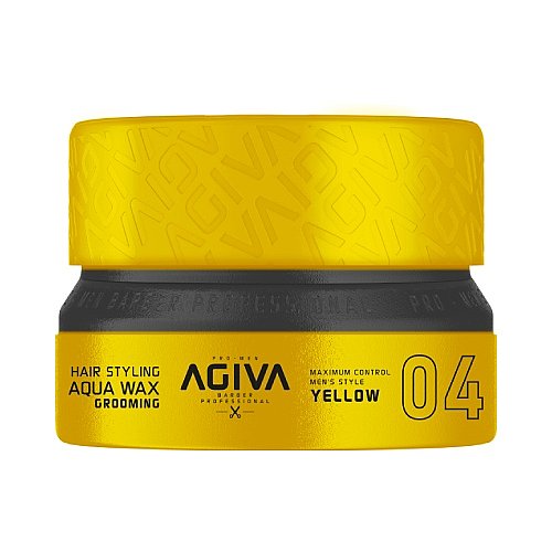 ���� ����� Agiva Hair Wax 04 YELLOW Aqua Wax Grooming 155mL �����