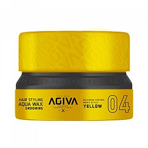���� ����� Agiva Hair Wax 04 YELLOW Aqua Wax Grooming 155mL �����