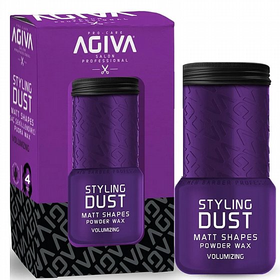 ���� �������� ����� Agiva Styling Dust Powder Wax 04 PURPLE Volumizing 20mL