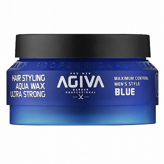 ���� ����� Agiva Hair Wax 02 NAVY BLUE Aqua Wax Ultra Strong 155mL �����
