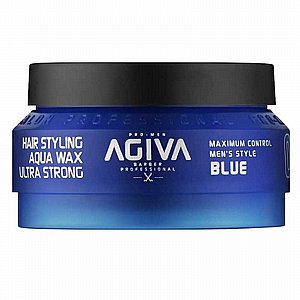 ���� ����� Agiva Hair Wax 02 NAVY BLUE Aqua Wax Ultra Strong 155mL �����