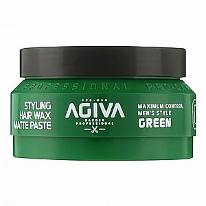 ���� ����� Agiva Hair Wax 03 GREEN Hair Wax Matte Paste 155mL �����