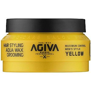 ���� ����� Agiva Hair Wax 04 YELLOW Aqua Wax Grooming 155mL �����