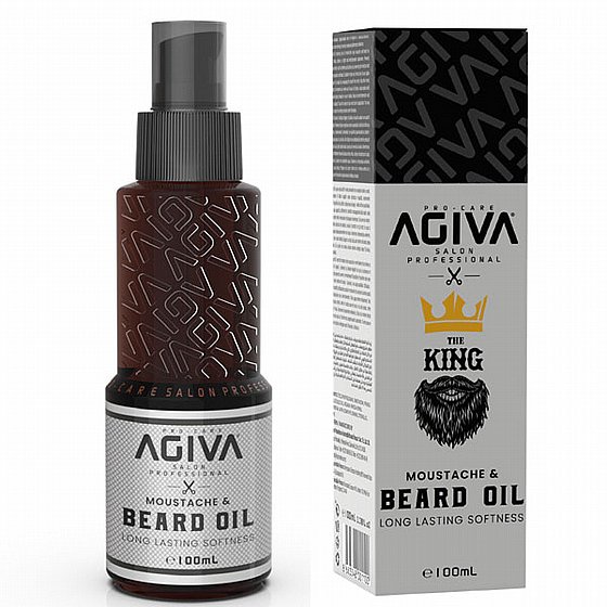 AGIVA MOUSTACHE & BEARD OIL � ��� ��� ���� ���� 🌿 100 ��� � ����� ���
