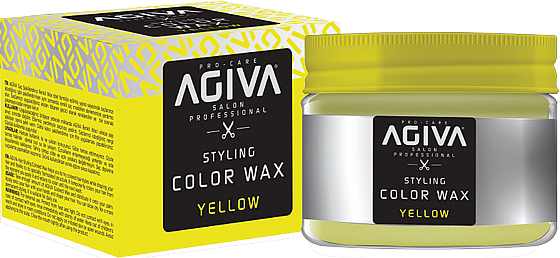 ���� ���� ���� ���� ��� Agiva Hair Styling Color Wax Gold 120ml