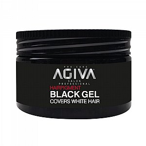 �'� ����� ����� ��� Agiva BLACK Gel covers White Hair 250mL