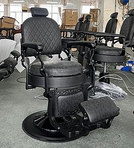 כיסא ברבר "יגאל" צבע אפור בטון BarberPRO BP5410 כיסא ברבר "יגאל" צבע אפור בטון BarberPRO BP5410