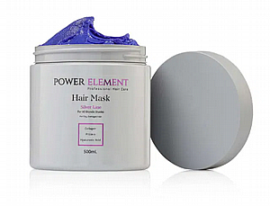מסכה לשיער מובהר פאוור אלמנט סילבר Power Element Silver מסכה לשיער מובהר פאוור אלמנט סילבר Power Element Silver