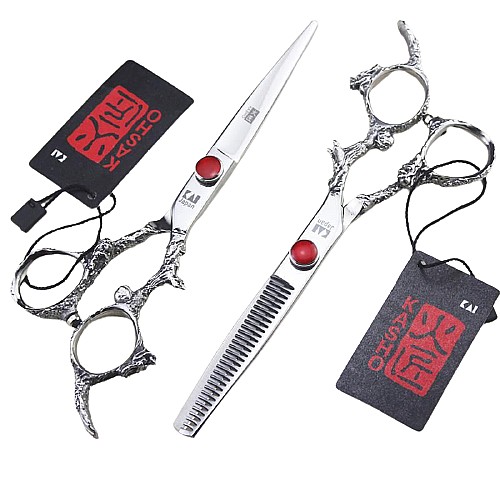 �� ������� ����� ������ ���� 6 ���� �� ����� Barber Silver Set Scissors