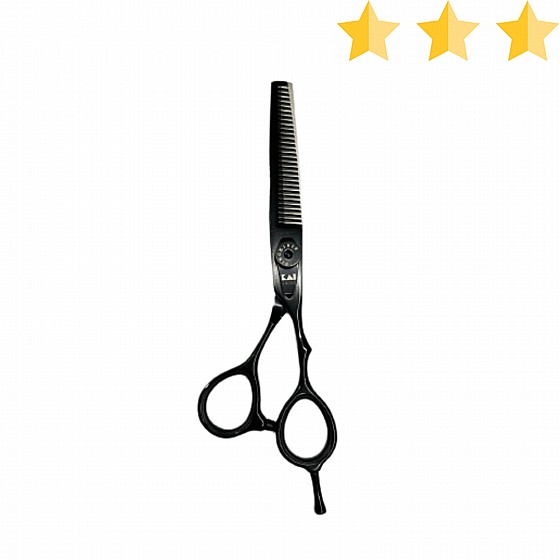 ������ ����� 6 ���� 3 ������ Barber Thin Scissor Black Edition 3 Star
