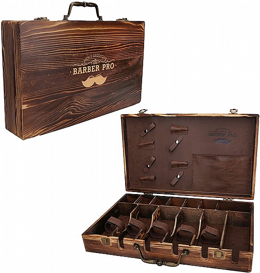 ������ ����� ��� BarberPRO BP-878 Wooden suitcase