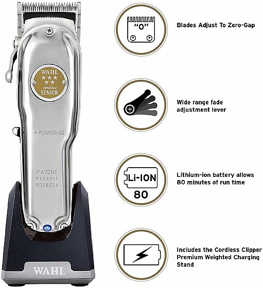 ����� ������ ���� ����� ���� ������ ������ Wahl Senior Metal Edition