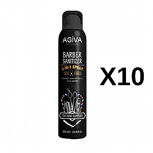 ãéì 10 éçéãåú! ñôøéé çéèåé 5 á 1 300 î"ì Agiva Barber Sanitizer 5 in 1 Spray (300ml) ãéì 10 éçéãåú! ñôøéé çéèåé 5 á 1 300 î"ì Agiva Barber Sanitizer 5 in 1 Spray (300ml)
