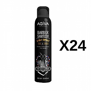ãéì 24 éçéãåú (÷øèåï)! ñôøéé çéèåé 5 á 1 300 î"ì Agiva Barber Sanitizer 5 in 1 Spray (300ml) ãéì 24 éçéãåú (÷øèåï)! ñôøéé çéèåé 5 á 1 300 î"ì Agiva Barber Sanitizer 5 in 1 Spray (300ml)