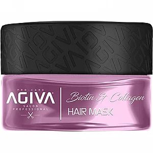מסכת שיער עם ביוטין וקולגן 350 מ"ל Agiva Hair Mask Biotin & Collagen מסכת שיער עם ביוטין וקולגן 350 מ"ל Agiva Hair Mask Biotin & Collagen
