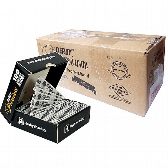 400 ������ ����� ���� ������� DERBY Barber Razor Cutting Premium