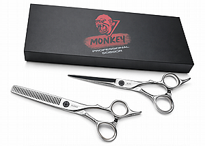 סט מספריים 6 אינץ' מקצועי Monkey Professional Scissors SET KL6 סט מספריים 6 אינץ' מקצועי Monkey Professional Scissors SET KL6