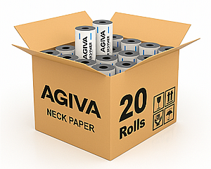 10 שרוולי נייר צוואר מקצועי אגיבה Professional Neck Paper By Agiva 10 שרוולי נייר צוואר מקצועי אגיבה Professional Neck Paper By Agiva